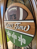 It's Game Time Welcome Sign