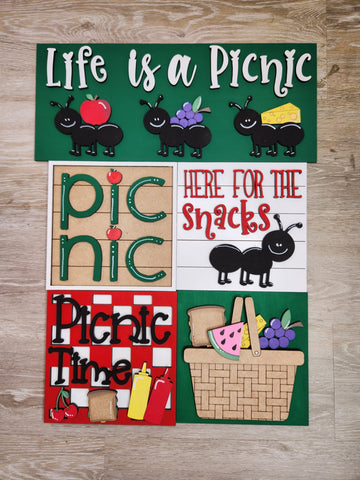 Picnic Interchangeable Sign Inserts