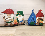 Standing Camping Gnomes