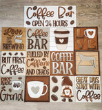 Coffee Interchangeable Sign Inserts