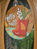 Hello Fall Boots Welcome Sign