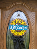 Sunflower Welcome Sign