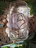 Peony Color Changing Beer Can Glass