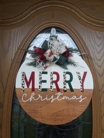 Merry Christmas Welcome Sign