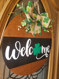 St. Patrick's Day Welcome Sign