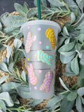 Easter Bunny Concha Starbucks Cup