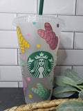 Easter Bunny Concha Starbucks Cup – Tootie & Bug's Boutique