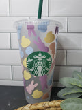 Bunny and Chick Peeps Starbucks Cup