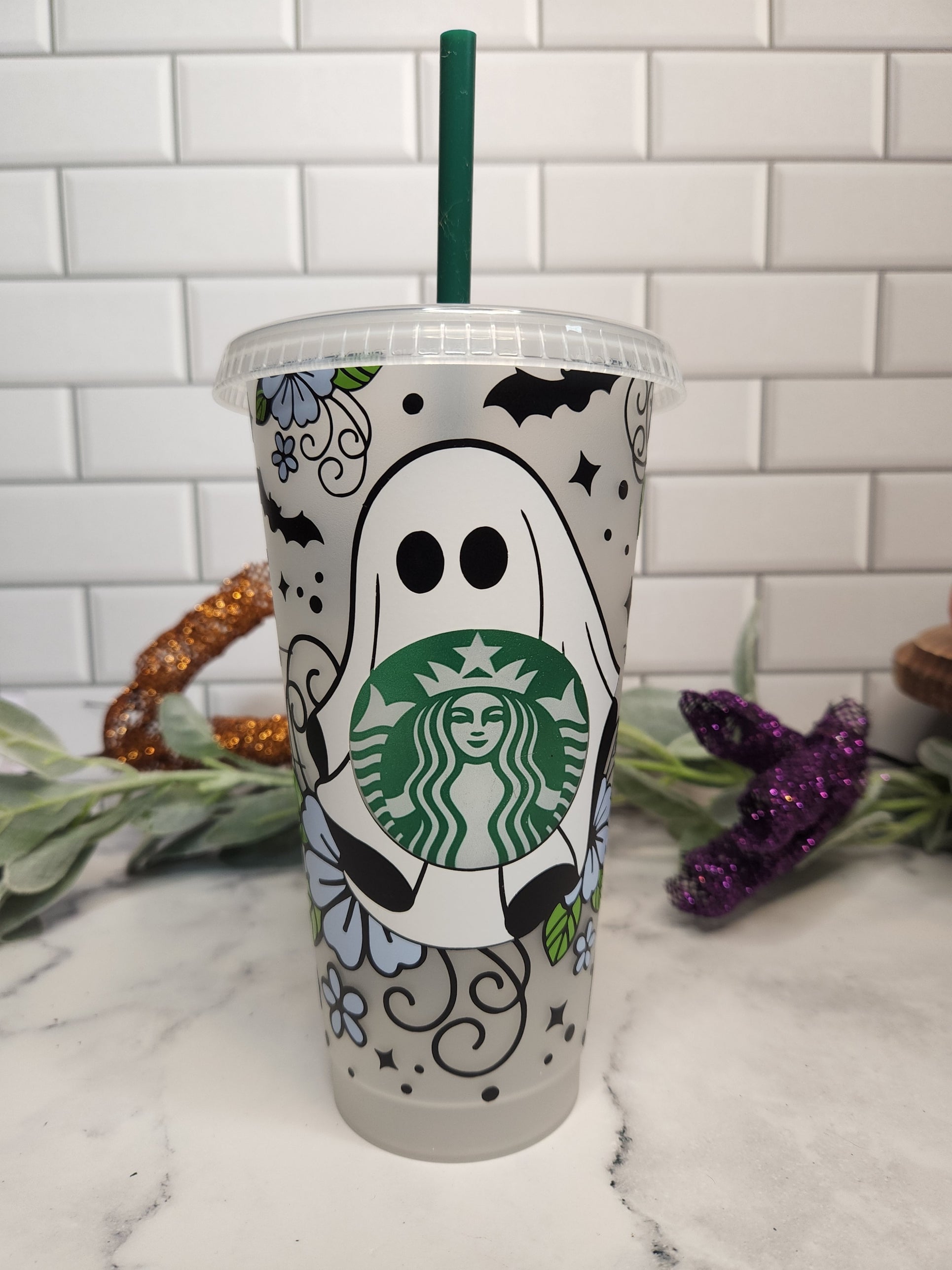 Cute Ghost Starbucks Cup