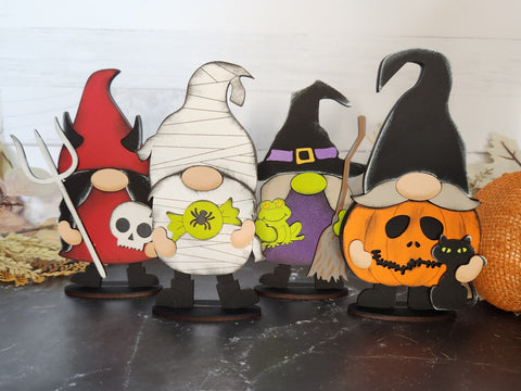 Standing Halloween Gnomes