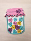 Candy Hearts Tiered Tray Decor Set