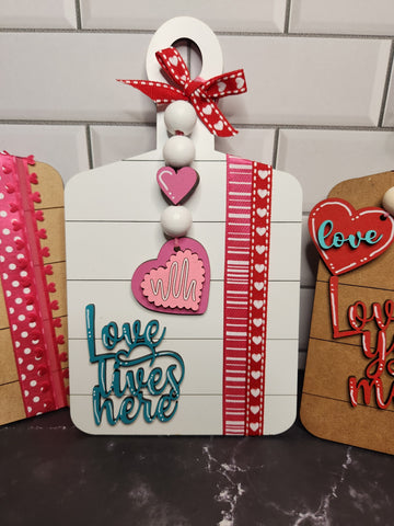 Valentine's Day Decorative Cutting Boards