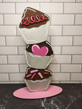 Stacked Standing Valentine's Day Treats