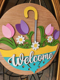 Spring Welcome Sign