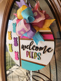 Welcome Peeps Welcome Sign