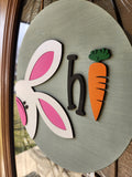 Bunny "Hi" Welcome Sign