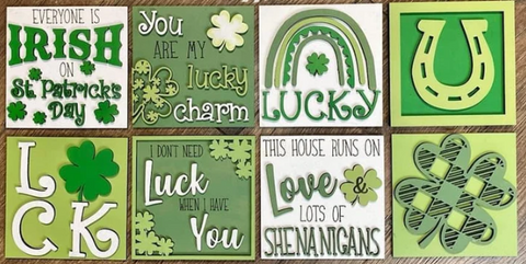 St. Patrick's Day Interchangeable Sign Inserts