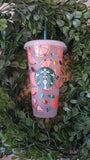 Orange Starbucks Cup