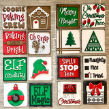 Christmas Interchangeable Sign Inserts