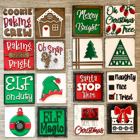 Christmas Interchangeable Sign Inserts