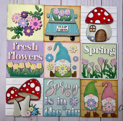 Spring Interchangeable Sign Inserts