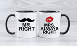 His and Hers Coffee Mugs